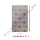 BT 0026 PL CLEAR GOLD SCREEN GUARD SHEET (50 PCS)