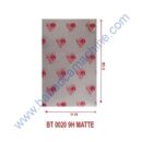 BT 0020 9H MATTE SCREEN GUARD SHEET (50 PCS)