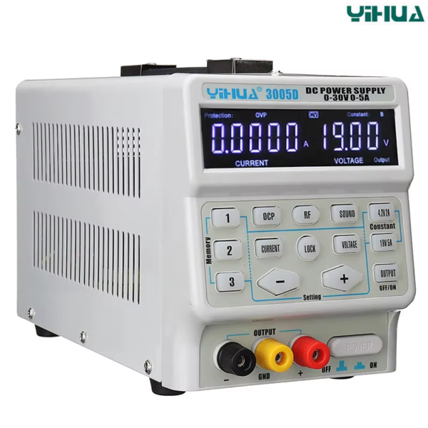 YIHUA 3005D Power Supply Adjustable 30V 5A Single Output Switch Regulated DC Power Supply - Image 2