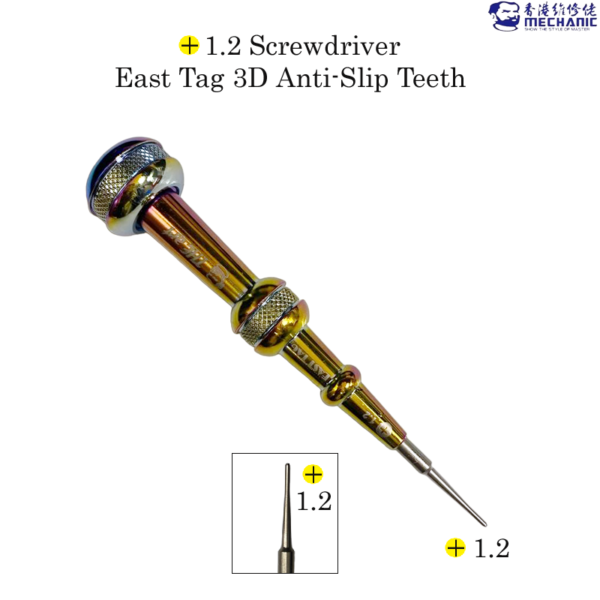 Mechanic East Tag 3D Anti Slip Teeth 1.2 Screwdriver For iPhone