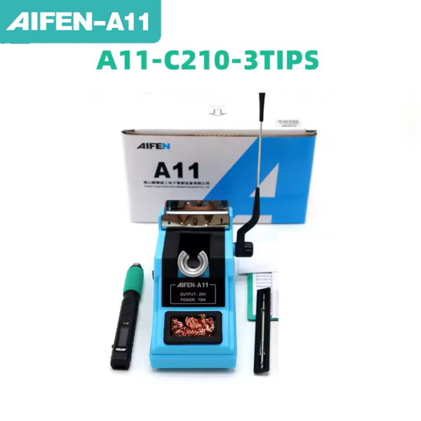 Aifen A11 Portable USB Charging Soldering Iron Compatible C210 Handle With Kinfe Bit - Image 7