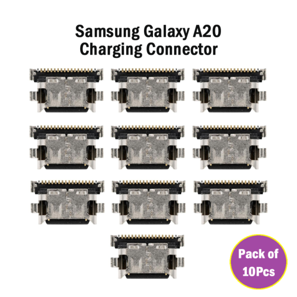 Samsung Galaxy A20 Charging Jack Connector (Pack of 10Pcs)