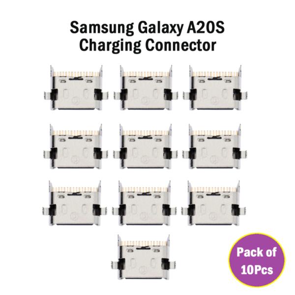 Samsung Galaxy A20S Charging Jack Connector (Pack of 10Pcs)