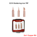 C210 Soldering iron TIP 3 Kinds Of Specification Copper Bit