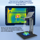 CA-09D 3D Thermal Imaging Analyzer 256X192 for PCB Short Circuit Leakage Detection PC Phone Repair 30mm Micro Lens Thermal Camera Imager