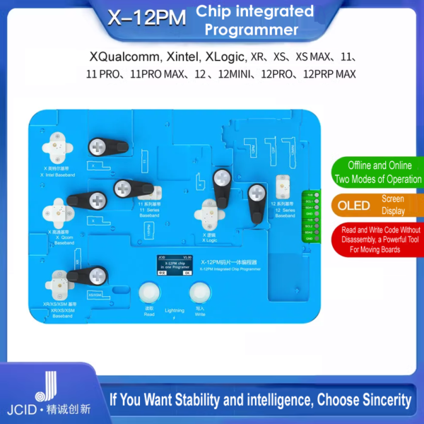 JCID X-12PM Baseband Logic Chip EEPROM Data Reading and Writing Programmer JCID