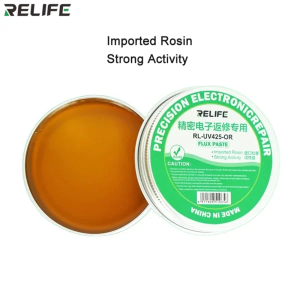 Relife RL-UV425-OR Flux Paste High Quality Strong Activity Soldering Paste - Image 3