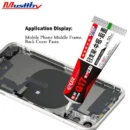 AAA+ G17 Quick Dry Strong Adhesive Glue For Back Cover /Middle Frame Mobile Phone Glue 50ML (Black)
