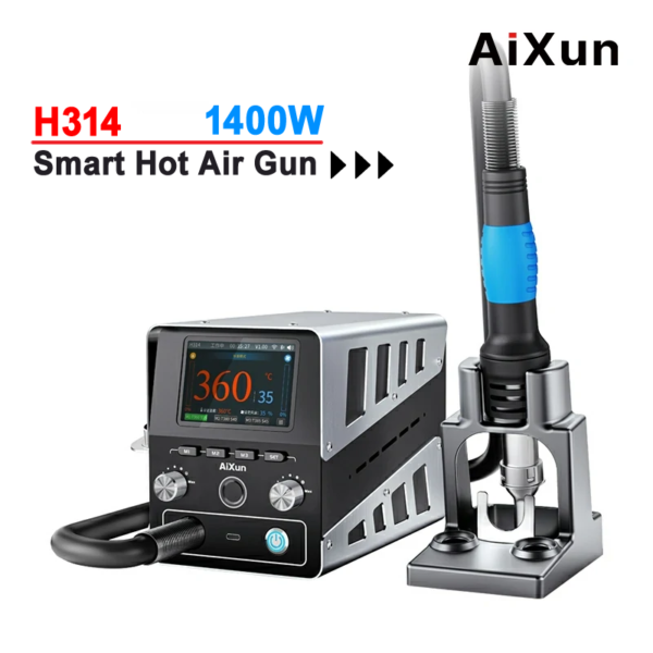 Aixun H314 1400W Smart Hot Air Gun Heating Intelligent SMD Rework Station For SMD BGA Repair