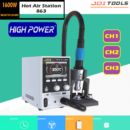 JDI 863 Hot Air Gun 1600W High Power SMD Rework Station Digital Display Lead Free Heat Gun Stand Nozzles for Phone PCB Repair