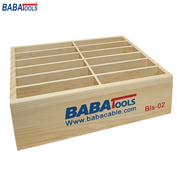 BABA BLS-02 Mobile LCD Stand Wooden Storage Rack For Mobile Folder Collection (Small) - Image 2