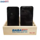 BABA BLS-02 Mobile LCD Stand Wooden Storage Rack For Mobile Folder Collection (Small)