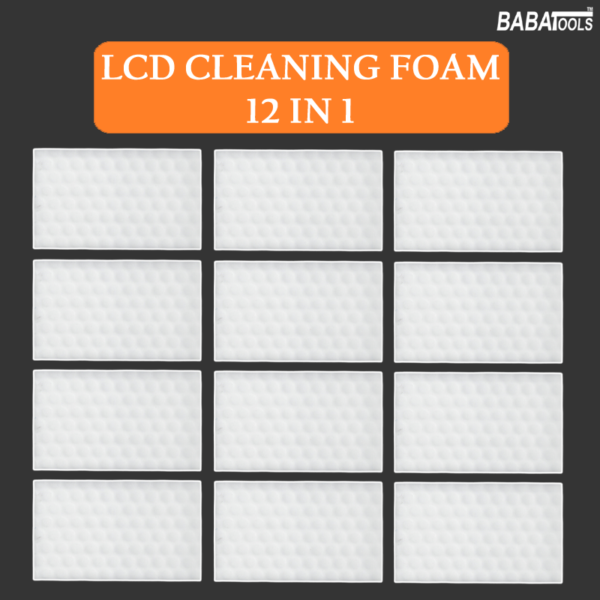 BABA Display LCD Cleaning Foam Screen Oca GLue Clean Sponge (Pack of 12)