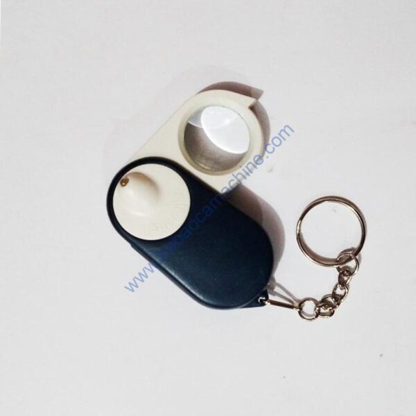 LJ-002 KEYCHAIN MAGNIFYING GLASS WITH ILLUMINANT  LED LIGHT - Image 2