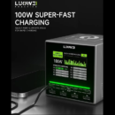 Luowei LW-U1 140W Raptor 8 Port USB & Type-C Charging Station With Wireless Charging Station