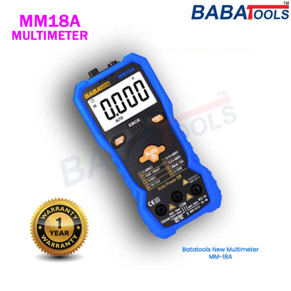 BABA MM 18A New Multimeter With 1 Year Warranty