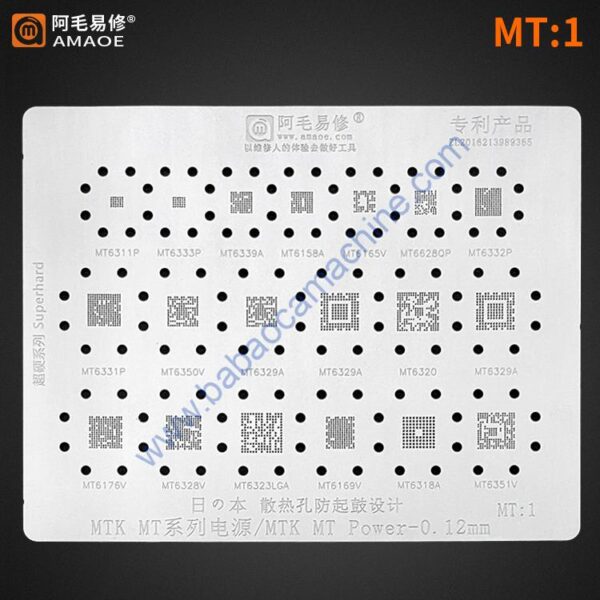 AMAOE Stencil Power IC MT1