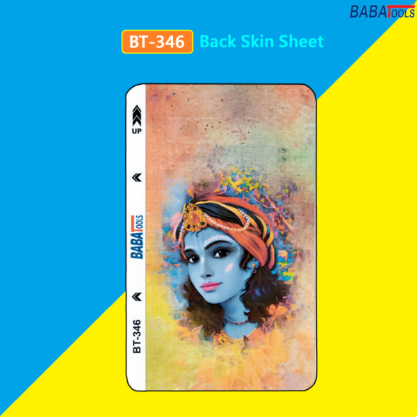 BABA BT346 Embossed Mobile Back Skin Sheet Plotter Sheet