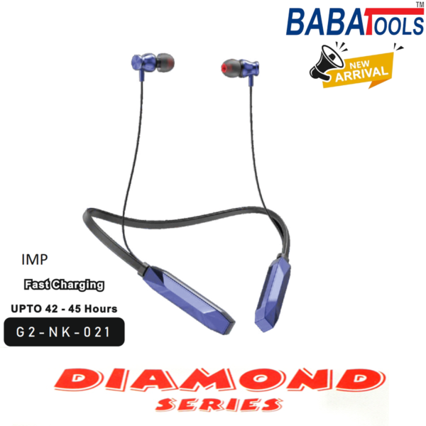 BABA NK-021 Diamond Series Wireless Earphone Bluetooth Neckband