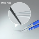 MiJing NZ002 Precision Ceramic Tweezer Ultra Fine High Temprature Resistant Anti Corrosion And Anti-Static Curved Tweezer