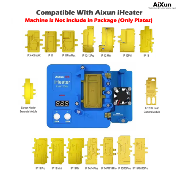 Aixun Preheater Plate For iHeater Preheating Station (iPhone X-15Pro Max) - Image 2