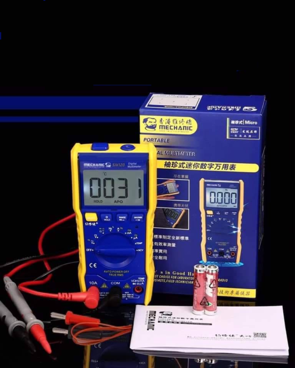 Mechanic SIV120 Mini Portable Fully Automatic Digital Multimeter - Image 3