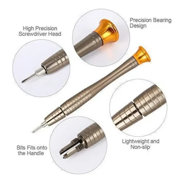 TE-902 25 in 1 Precision Screwdriver Set Multi Pocket Repair ToolKit For Mobiles| Laptops| Electronics - Image 2
