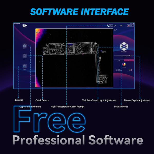 Langchi Shortcam III PCB Thermal Camera Imager For Motherboard Fault Detection New Generation Camera - Image 5
