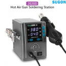 SUGON 2020D 700W Hot Air Gun Soldering Station With Heat Changing Channel Lead Free SMD Rework Station