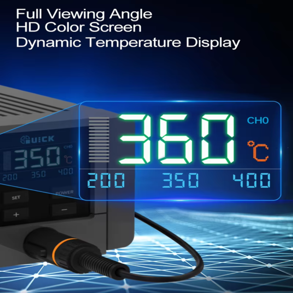 Quick TS11 Smart Precision Soldering Station With Integrated Soldering Tip For Mobile Phone Repair - Image 2