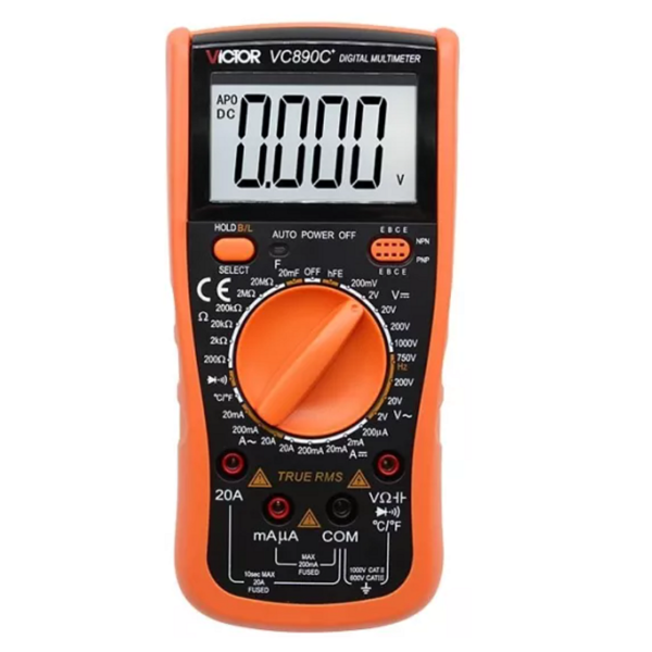 Victor VC890C+ Professional Digital Multimeter With True RMS Multimeter