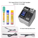 WEMON T31 Smart Soldering iron Station T210 T245 T115 Handle With C115 C210 C245 Iron Tip For BGA SMD PCB Welding Work