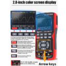 ZOYI ZT-702S Digital Oscilloscope Multimeter Tester Single Channel 10MHz Bandwidth Sampling Rate 200/280Msa/s Function Signal Generator