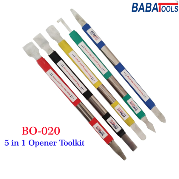 BabaTools BO-020 5 in 1 Disassembly And Repair Skid Rod Mobile Opener Toolkit