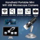 WiFi Microscope 1000X WiFi USB Digital Microscope With 8 LED Adjustable Brightness Camera