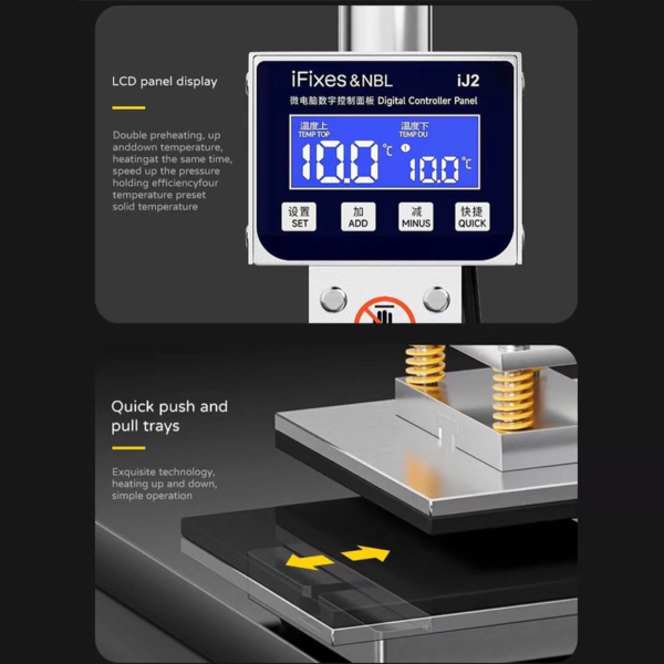 iFixes iJ2 Multi-Purpose Dual Preheating Holding Pressure Machine for Back Cover / Screen / Bracket - Image 2