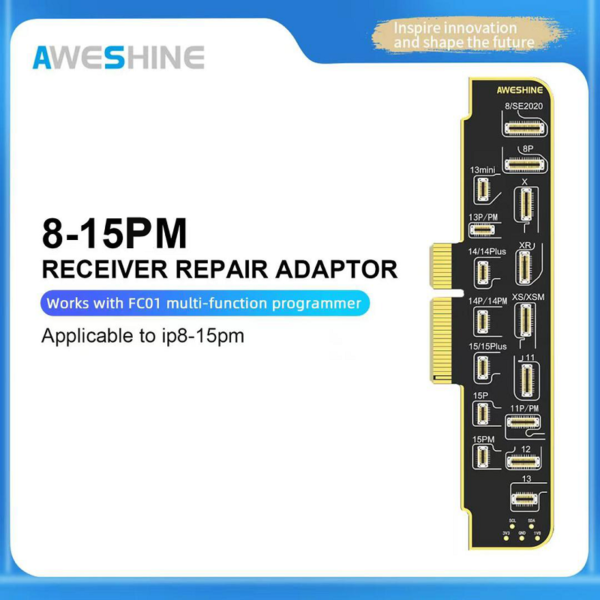 Aweshine Receiver Repair Adaptor iPhone 8-15 Pro Max