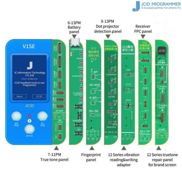 JC V1SE 7 in 1 Programmer for iPhone 7 To 13PM