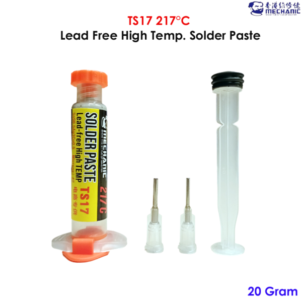 Mechanic TS17 Lead Free High Temperature Solder Paste 217??C