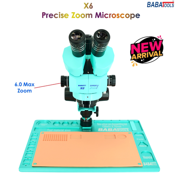 BABA X6 Microscope Maximum Zooming 6.0mm High Quality Expert Industrial Microscope