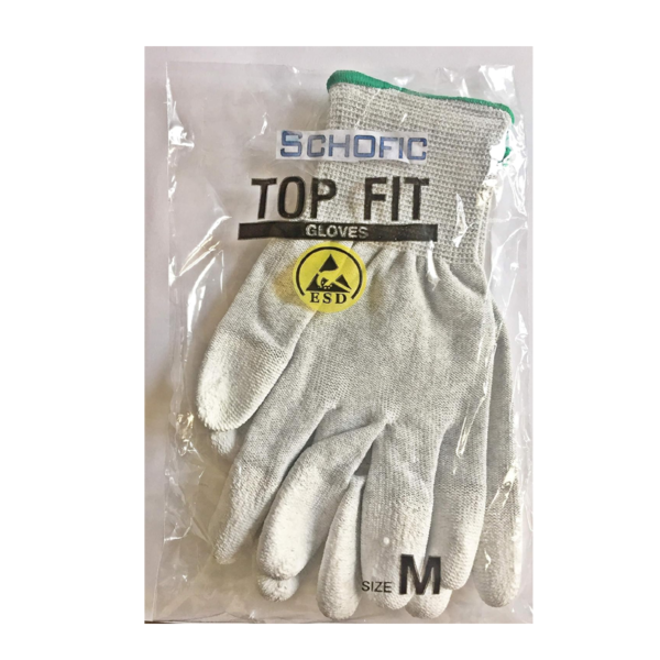 ESD Anti-Static Gloves Fingertip Coated Non-Slip Mobile Repairing Gloves Safety Working Hand Gloves - Image 4