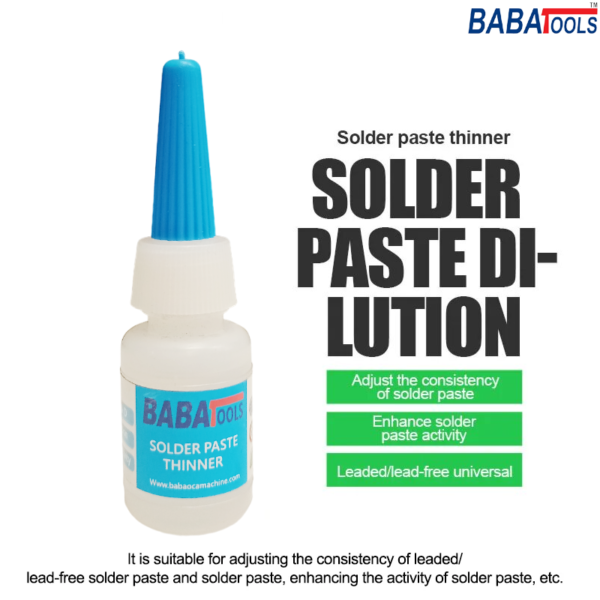 Babatools Solder Paste Thinner Specially Used for Tin Solder Paste, Plasma Dilution 10ML