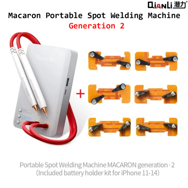 Qianli Portable Spot Welding Machine Generation 2 included Battery Holder Kit For iPhone 11-14PM