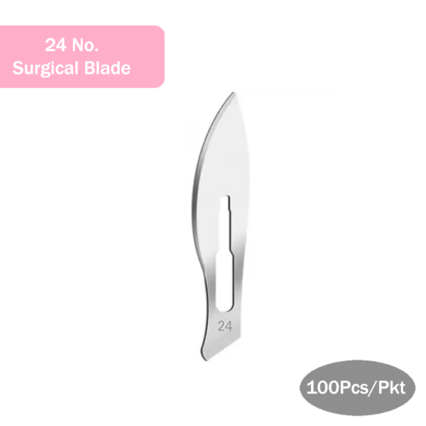 Lister Surgical Blade 24 No. (100Pcs/Pkt)
