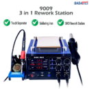 BABA 9009 3in1 Touch Separator With Soldering iron With Hot Air Gun SMD Rework Station