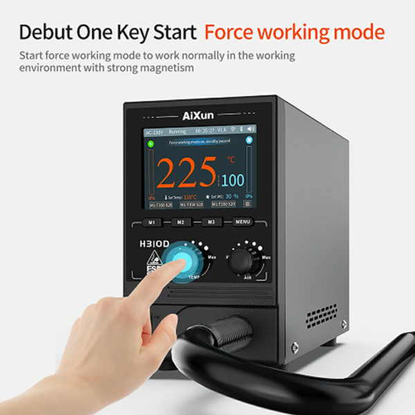 Aixun H310D 1000W Smart Hot Air SMD Rework Station Soldering Gun - Image 5