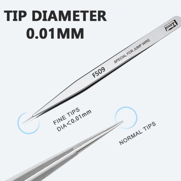 FIXST FS09 3D Precision Tweezer Special For Jump Wire Repair of BGA Fying Wire on Mobile Phone - Image 3