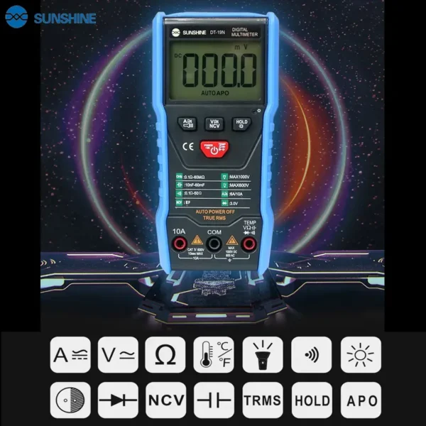 Sunshine DT-19N Mini Digital Multimeter - Image 5