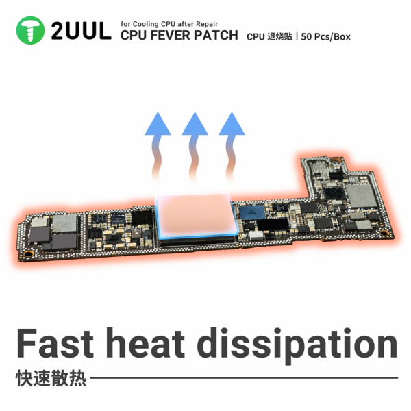 2UUL SC09 CPU Fever Patch For CPU Cooling After Repair - Image 2