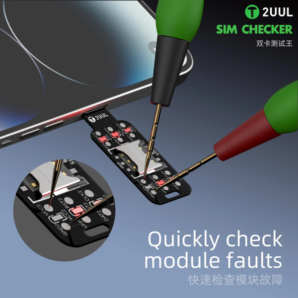 2UUL SM01 Dual SIM Card Checker Card Quick Test Board - Image 4